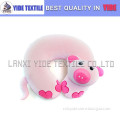 wholesale travel pillow pink animal U shape neck pillow memory foam neck pillow